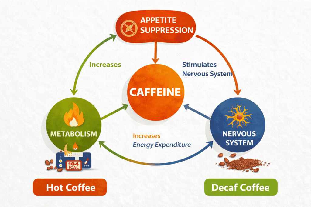 Diagram-illustrating-caffeine-metabolism-and-nervous-system-interaction