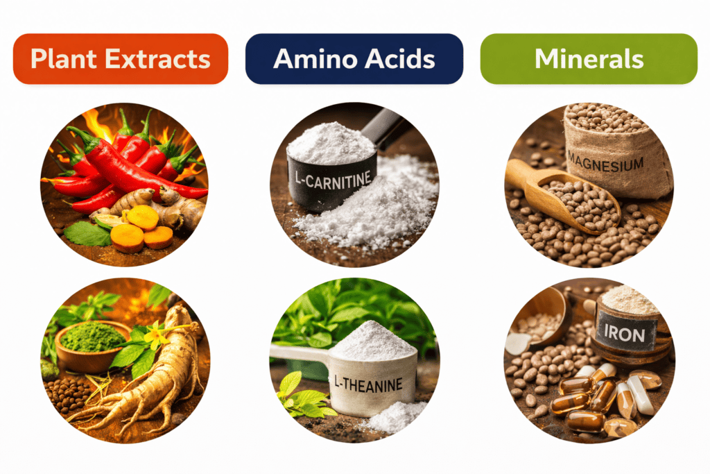 JavaBurn liquid drops bottle with ingredient icons